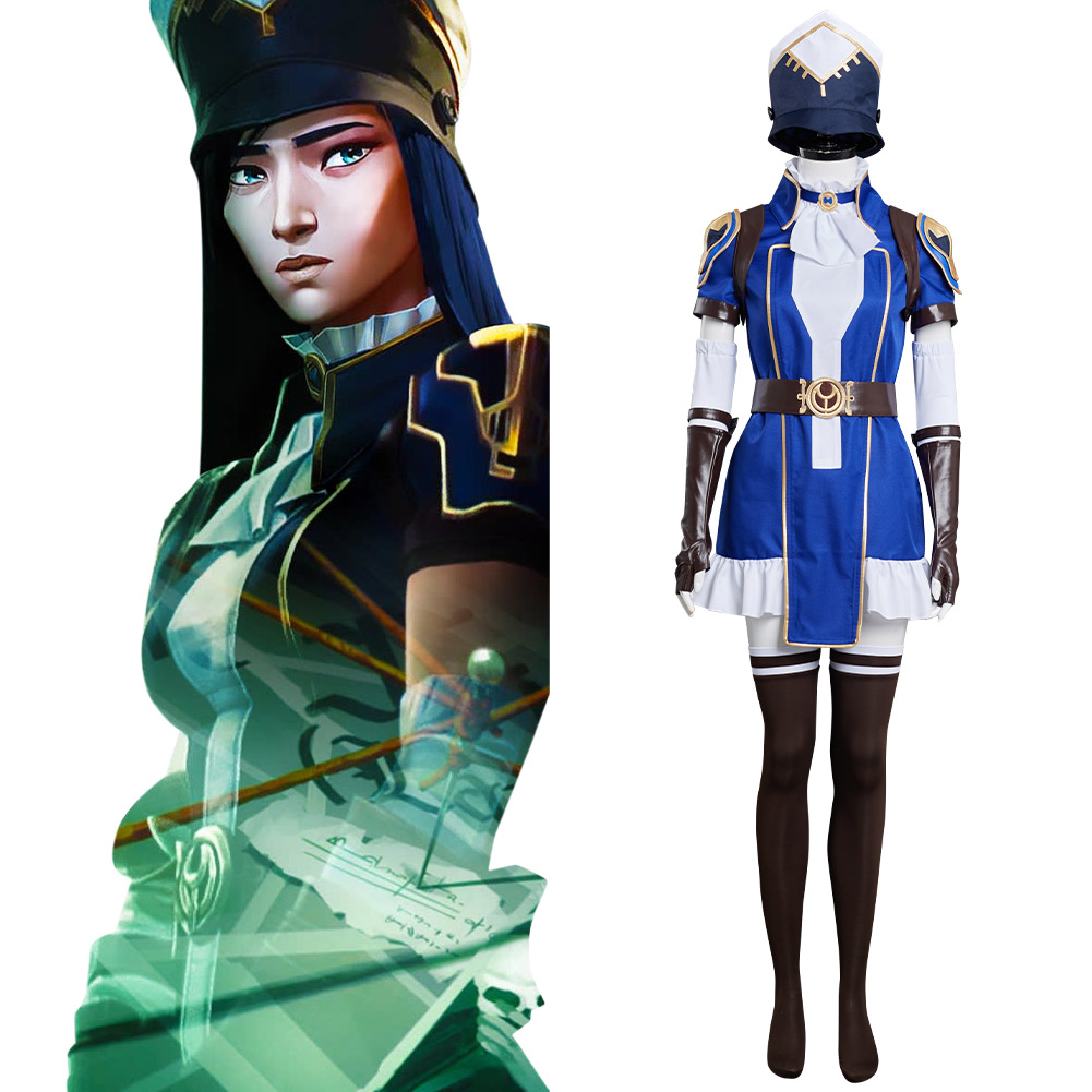 Game League of Legends Caitlyn Kiramman Cosplay Costume Outfits ..., حجم الصورة 1001x1001