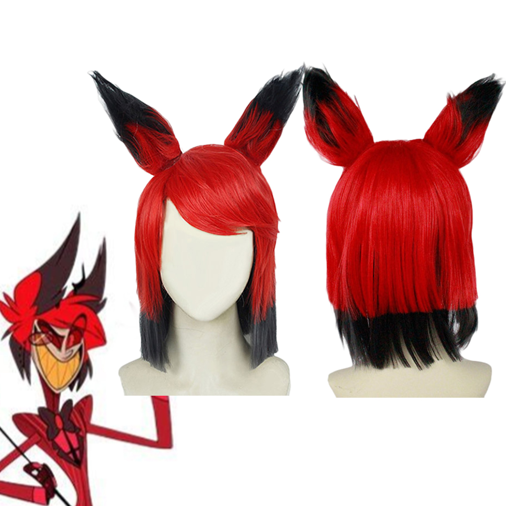 AIPILEI Hazbin Hotel, Giacca con cappuccio Alastor/Angel Dust, per cosplay, costume anime stampato in 3D, con cerniera, unisex, (tipo 1, 5XL