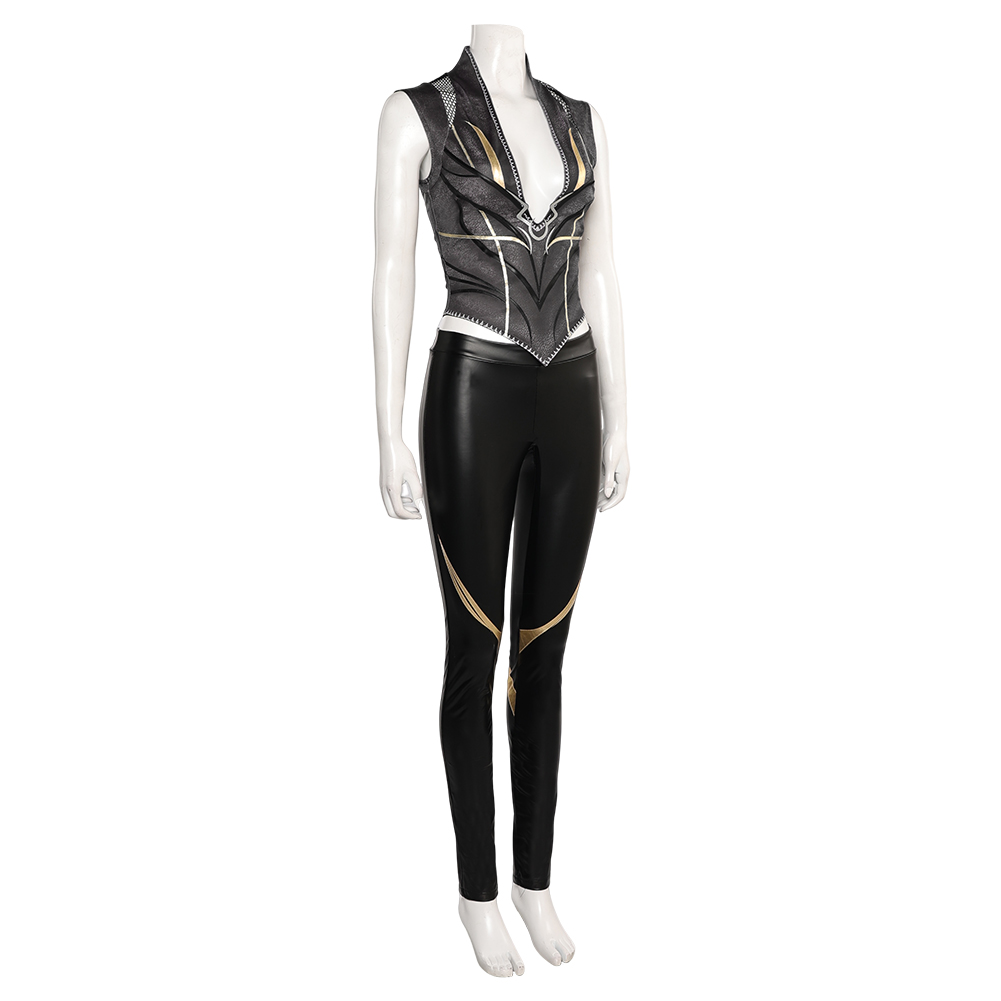 Abiti Costume Cosplay Shadowheart Carnevale Halloween Baldur's Gate Top Pantaloni - Foto 15 di 71