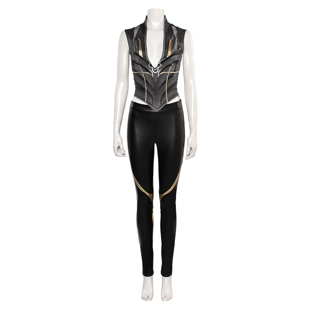Abiti Costume Cosplay Shadowheart Carnevale Halloween Baldur's Gate Top Pantaloni - Foto 36 di 71