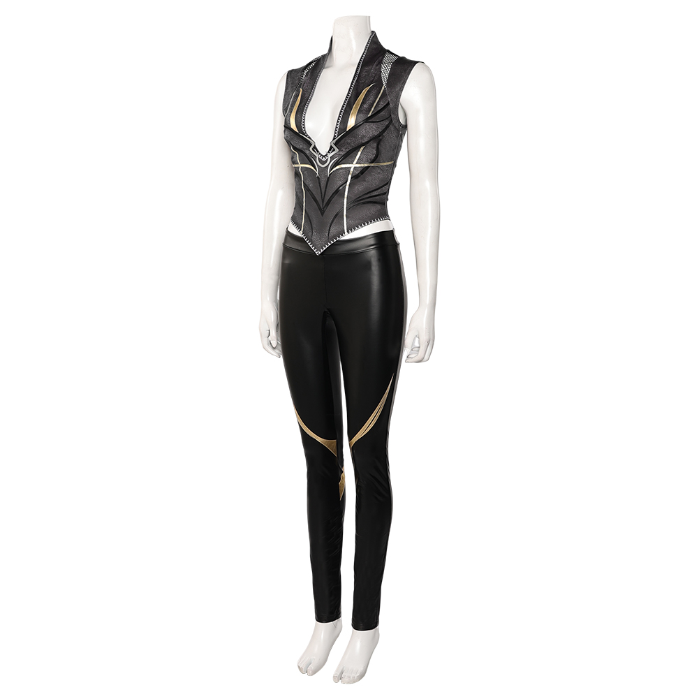 Abiti Costume Cosplay Shadowheart Carnevale Halloween Baldur's Gate Top Pantaloni - Foto 61 di 71