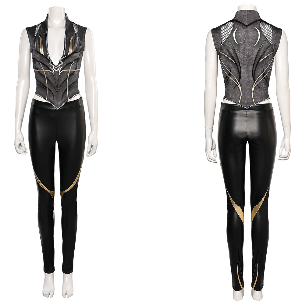 Abiti Costume Cosplay Shadowheart Carnevale Halloween Baldur's Gate Top Pantaloni - Foto 68 di 71
