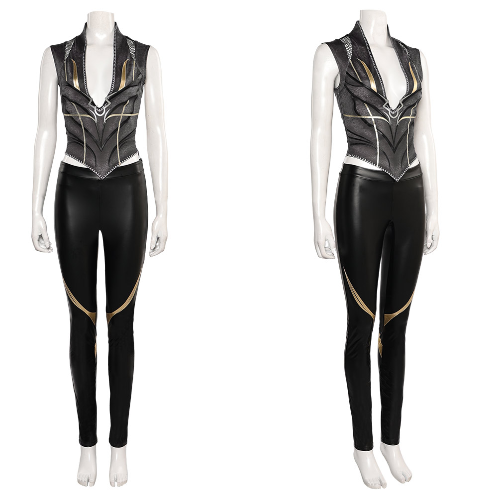 Abiti Costume Cosplay Shadowheart Carnevale Halloween Baldur's Gate Top Pantaloni - Foto 71 di 71