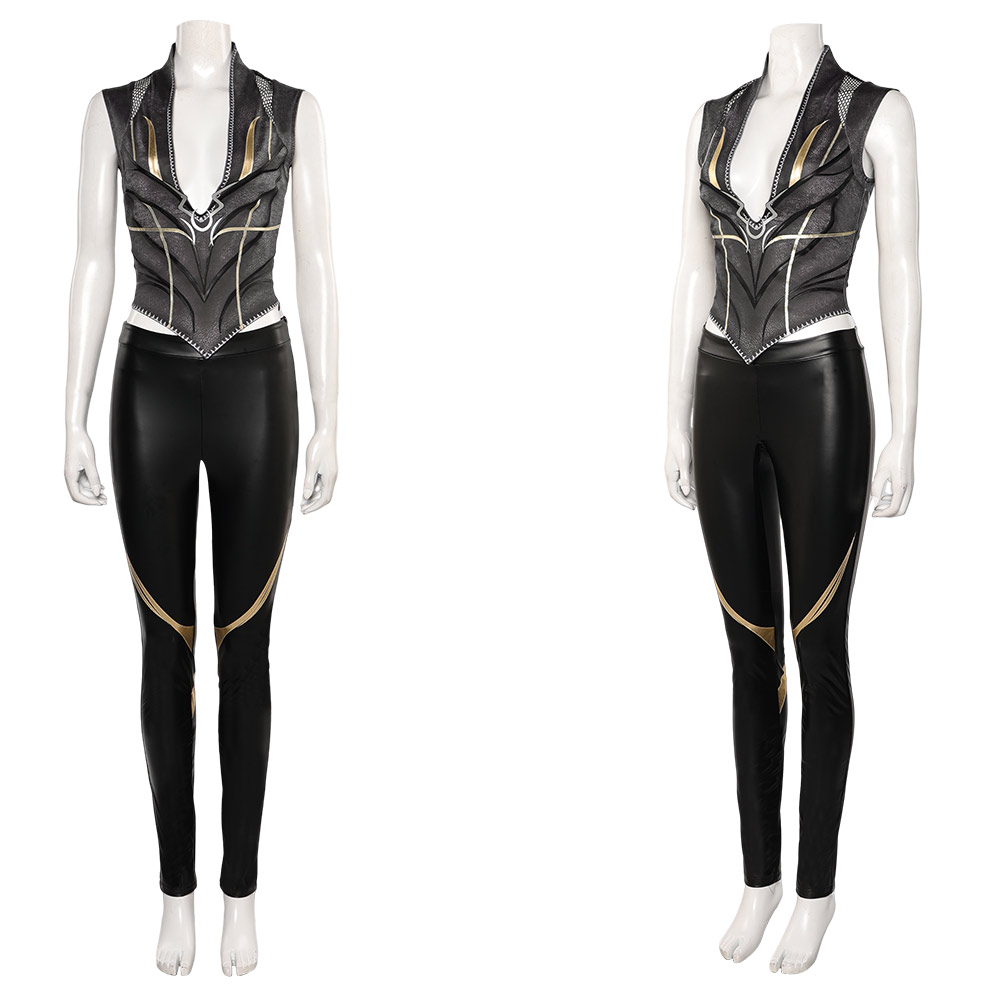 Abiti Costume Cosplay Shadowheart Carnevale Halloween Baldur's Gate Top Pantaloni - Foto 70 di 71