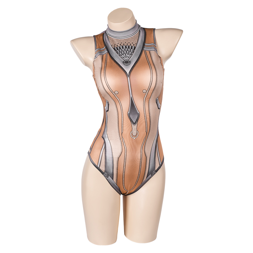 Stellar Blade Eve Cosplay One-piece Swimsuit Sexy Skin Swimming Costume Bikinis - Picture 35 of 45