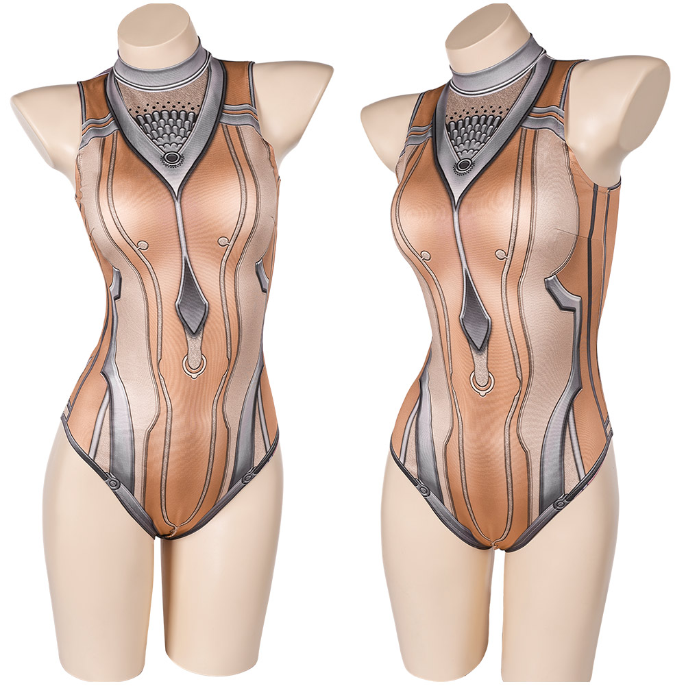 Stellar Blade Eve Cosplay One-piece Swimsuit Sexy Skin Swimming Costume Bikinis - Picture 43 of 45