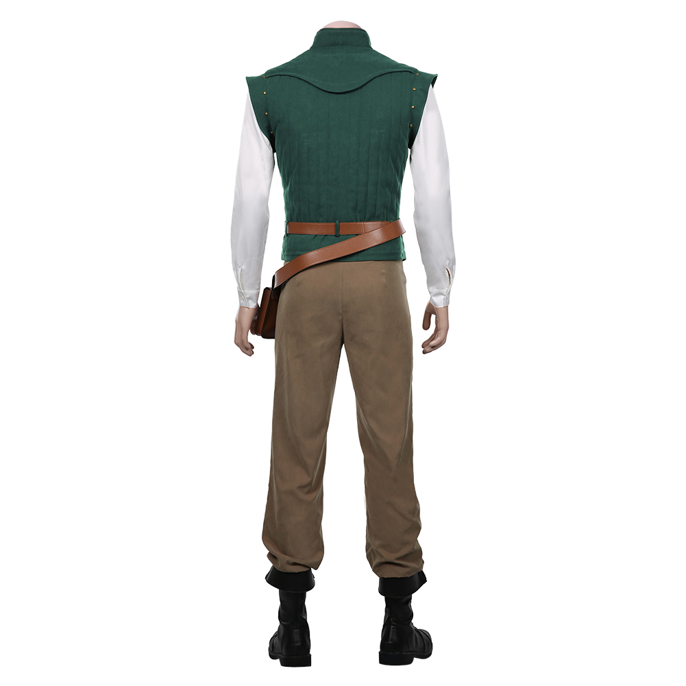 Tangled-Flynn Rider Cosplay Costume Vest Outfit Carnival Uniform Halloween Mens - Picture 16 of 30