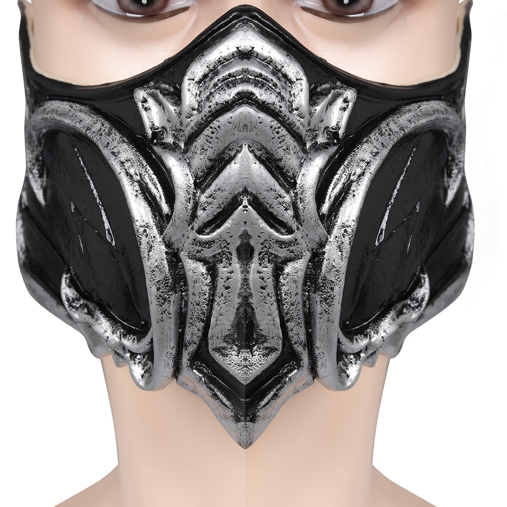 Game Sub-Zero Cosplay Costume Halloween Uniform Men Fancy Dress Vest Pants +Mask - Picture 47 of 66