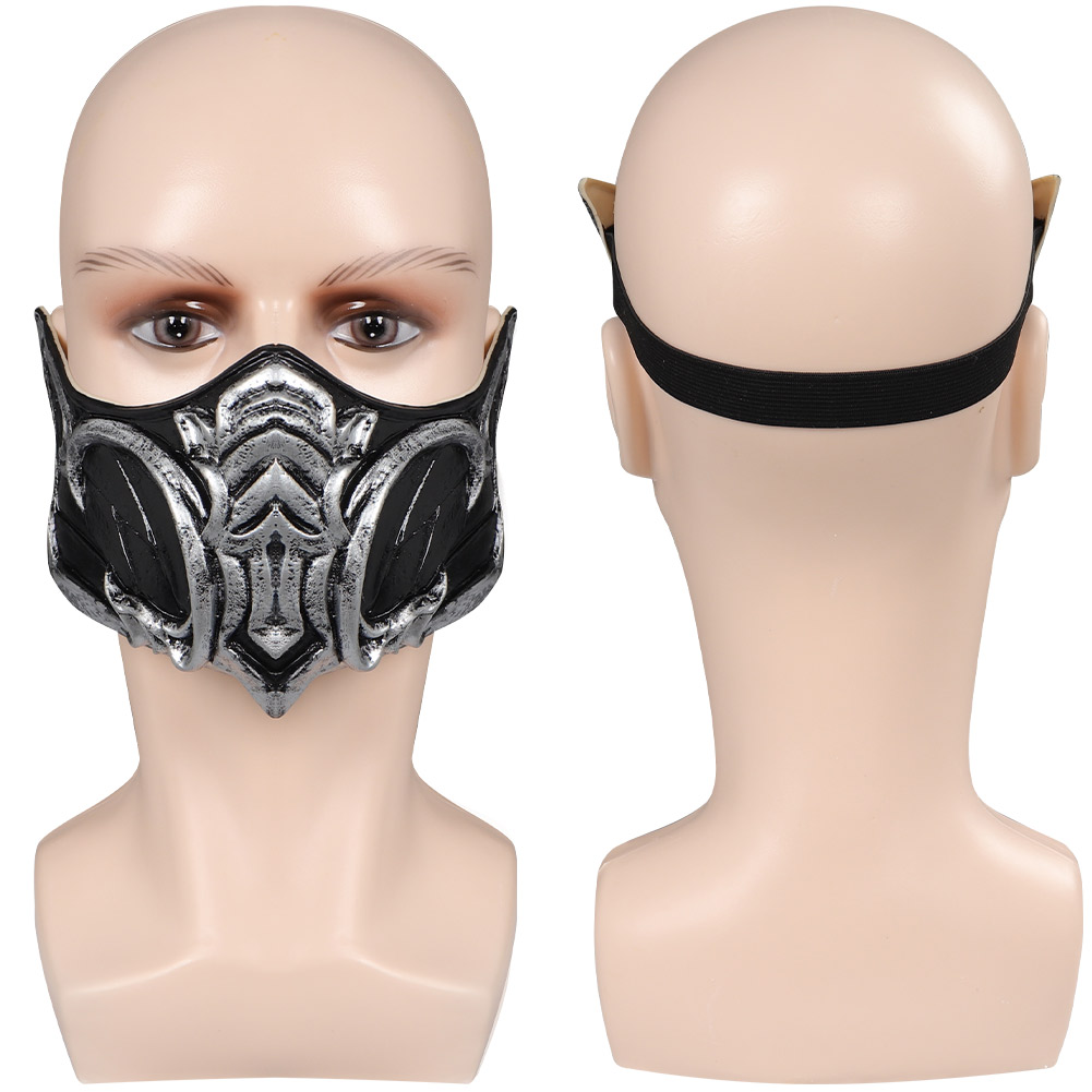 Game Sub-Zero Cosplay Costume Halloween Uniform Men Fancy Dress Vest Pants +Mask - Picture 37 of 66