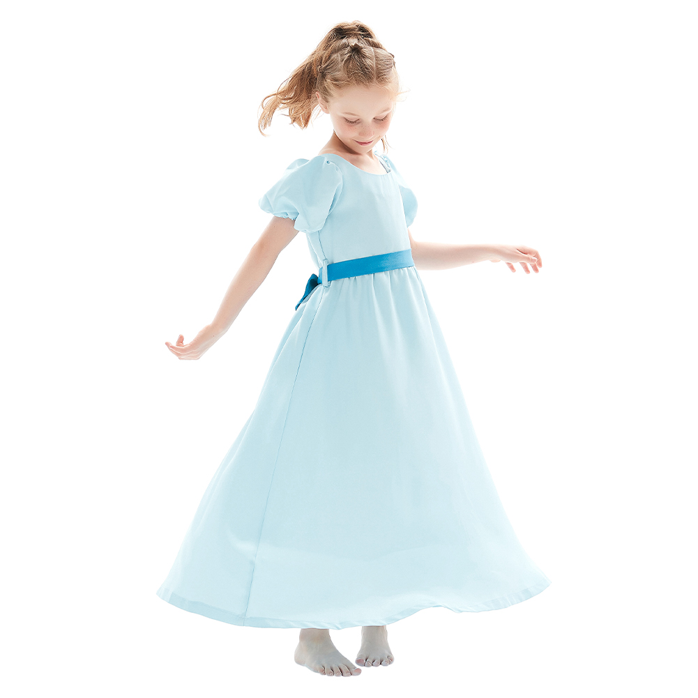 blue wendy darling dress Movie Peter Pan Wendy Darling Cosplay Costumes