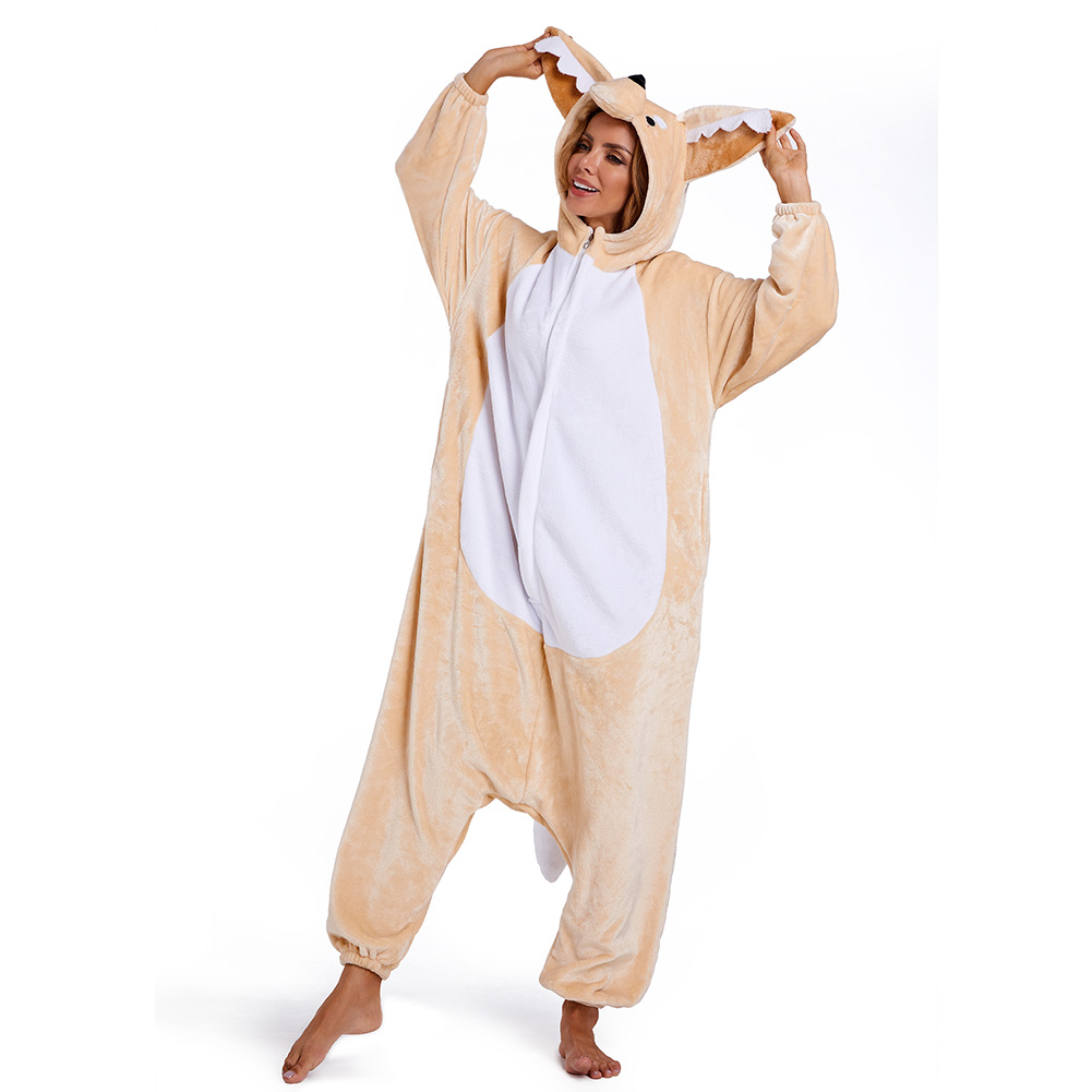Unisex Adult Animal Cosplay Pajamas 12Onesie99 Flannel Hooded Sleepwear Pyjamas - Picture 13 of 71