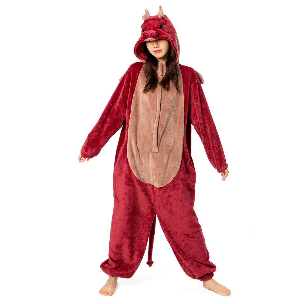 Unisex Adult Animal Cosplay Pajamas 12Onesie99 Flannel Hooded Sleepwear Pyjamas - Picture 60 of 71