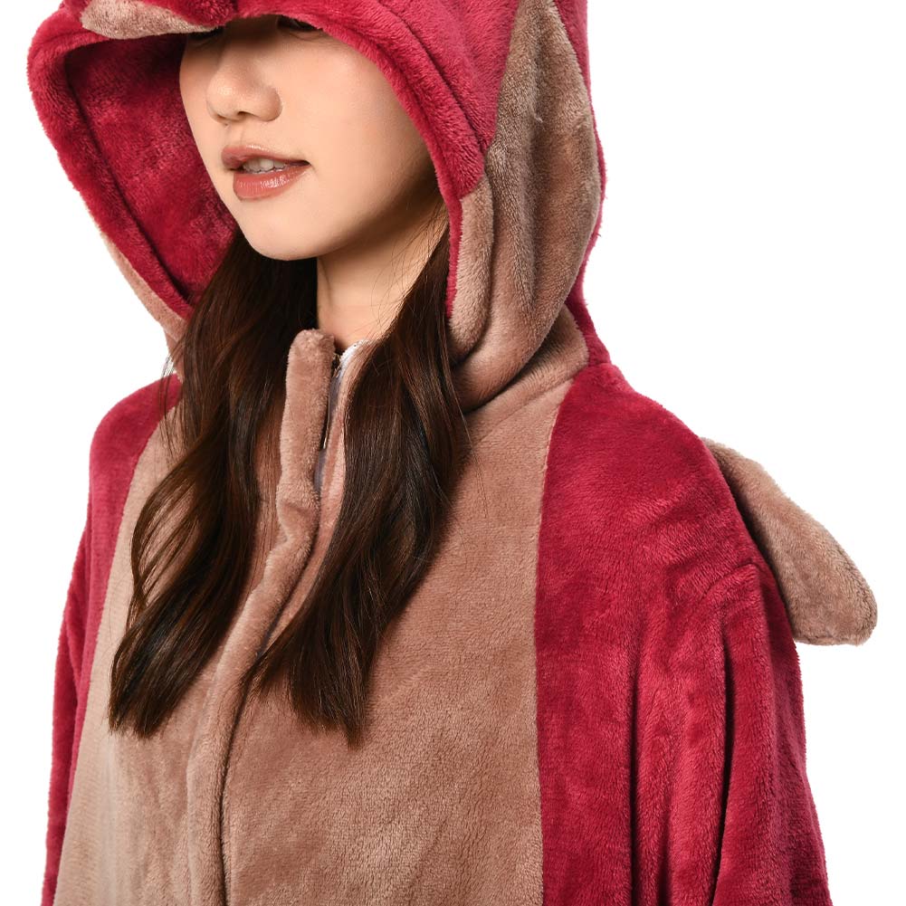 Unisex Adult Animal Cosplay Pajamas 12Onesie99 Flannel Hooded Sleepwear Pyjamas - Picture 66 of 71