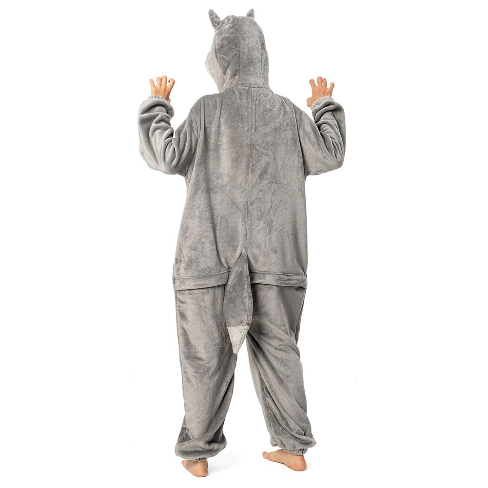 Unisex Adult Animal Cosplay Pajamas 12Onesie99 Flannel Hooded Sleepwear Pyjamas - Picture 50 of 71