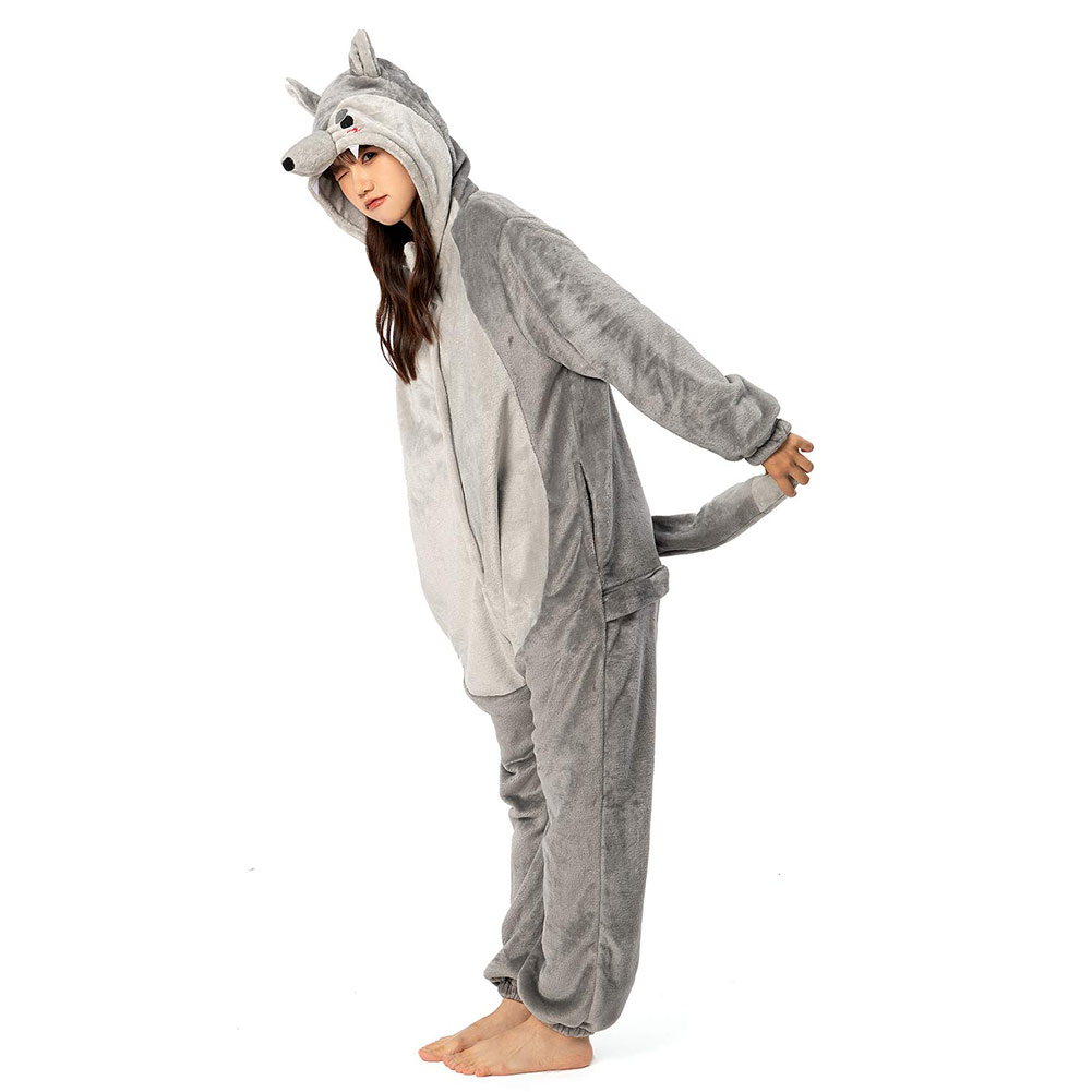 Unisex Adult Animal Cosplay Pajamas 12Onesie99 Flannel Hooded Sleepwear Pyjamas - Picture 49 of 71