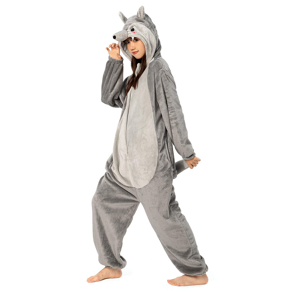 Unisex Adult Animal Cosplay Pajamas 12Onesie99 Flannel Hooded Sleepwear Pyjamas - Picture 52 of 71