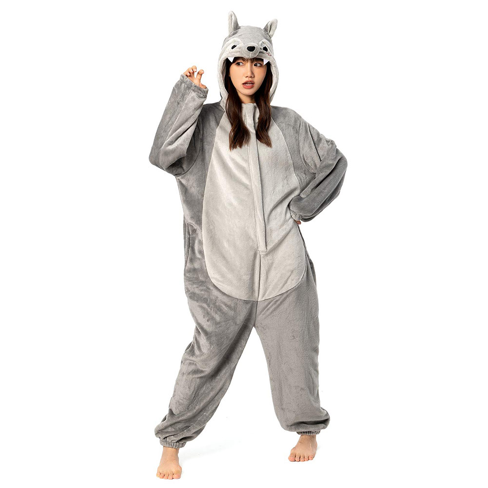 Unisex Adult Animal Cosplay Pajamas 12Onesie99 Flannel Hooded Sleepwear Pyjamas - Picture 53 of 71