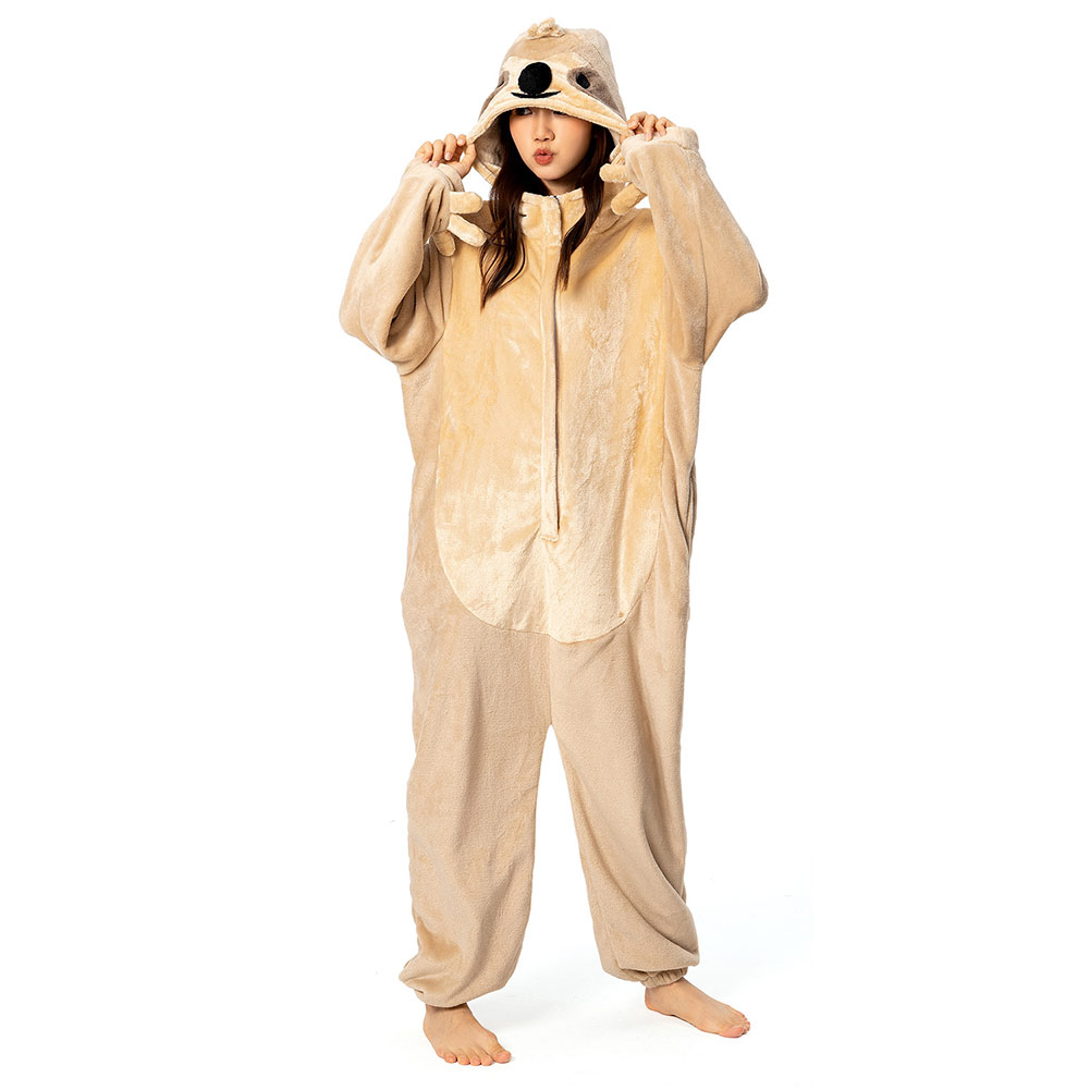 Unisex Adult Animal Cosplay Pajamas 12Onesie99 Flannel Hooded Sleepwear Pyjamas - Picture 28 of 71