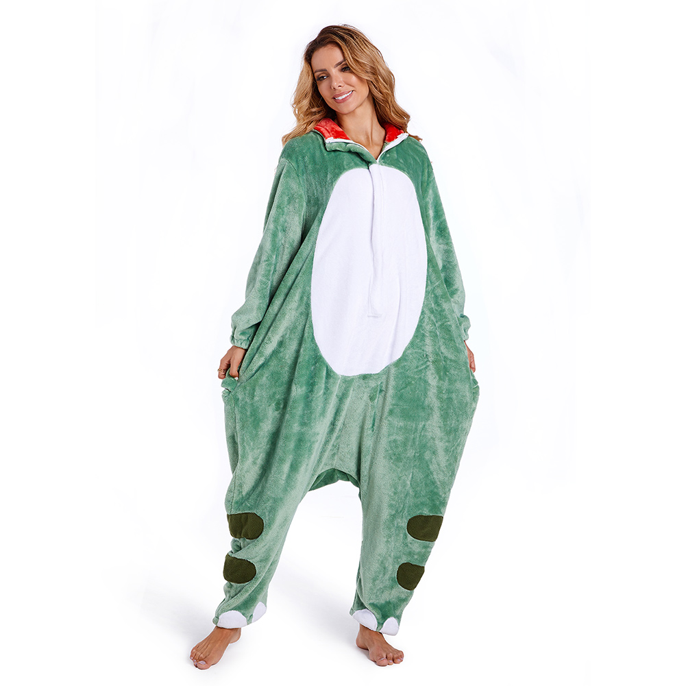 Unisex Adult Animal Cosplay Pajamas 12Onesie99 Flannel Hooded Sleepwear Pyjamas - Picture 37 of 71