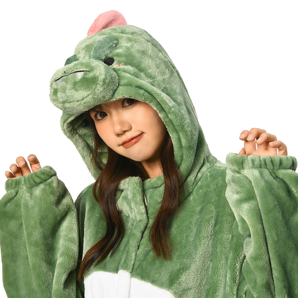 Unisex Adult Animal Cosplay Pajamas 12Onesie99 Flannel Hooded Sleepwear Pyjamas - Picture 42 of 71
