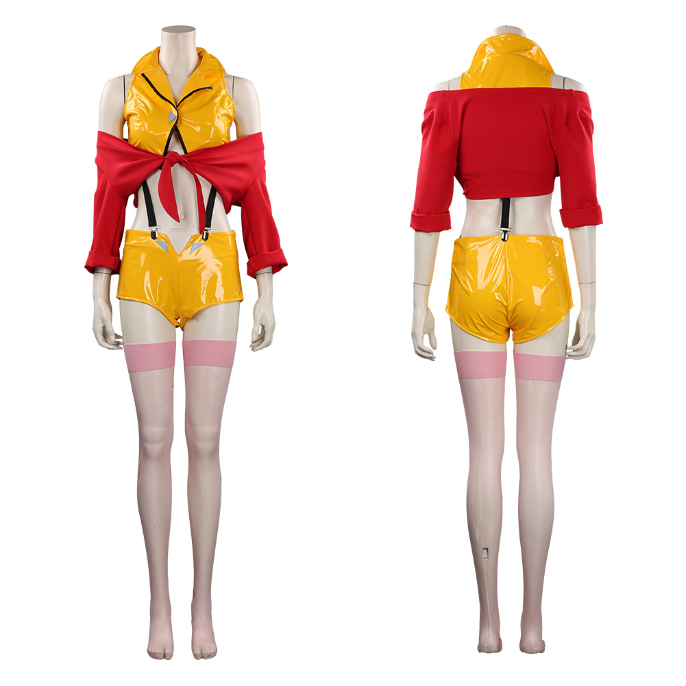 Anime Cowboy Bebop Faye Valentine Carnival Dress Halloween Part Suit