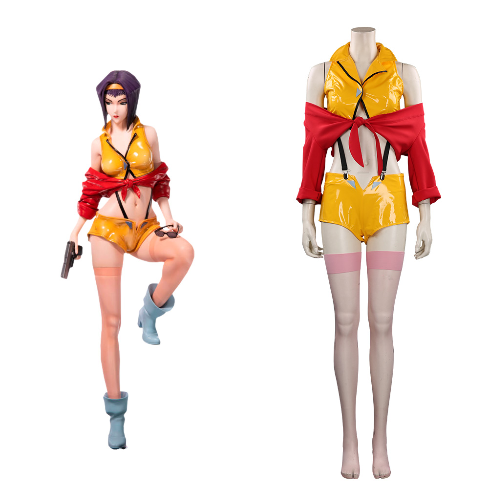 Anime Cowboy Bebop Faye Valentine Carnival Dress Halloween Part Suit