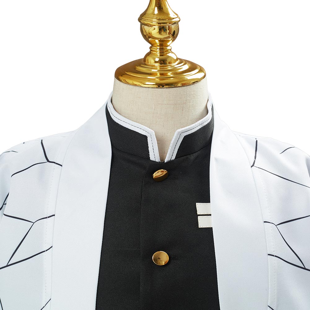 Kids Demon Slayer Kochou Shinobu Cosplay Costume Outfit Halloween Carnival Suit - Picture 29 of 59