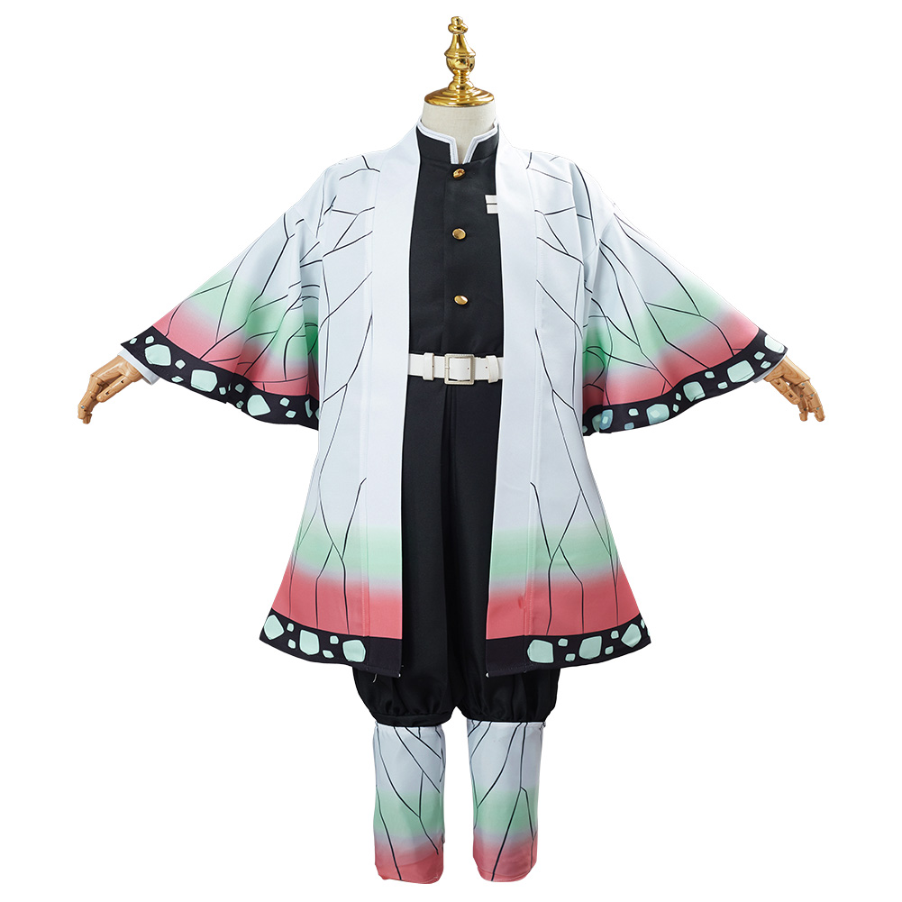 Kids Demon Slayer Kochou Shinobu Cosplay Costume Outfit Halloween Carnival Suit - Picture 49 of 59