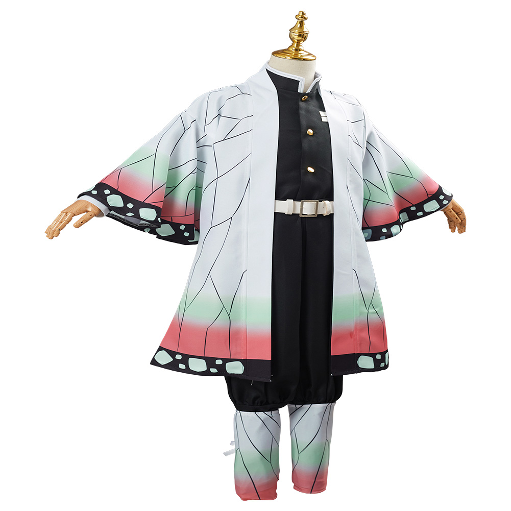 Kids Demon Slayer Kochou Shinobu Cosplay Costume Outfit Halloween Carnival Suit - Picture 52 of 59