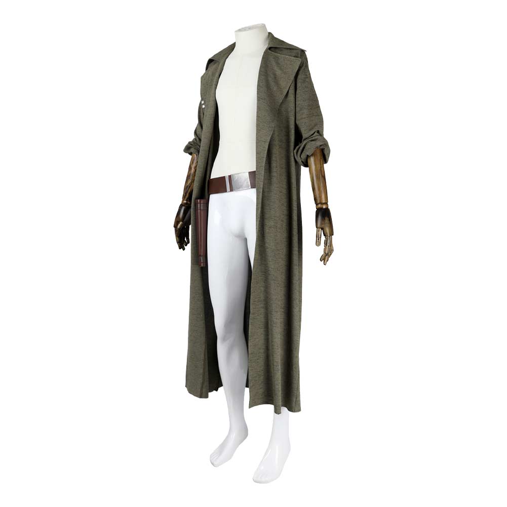 Star Wars Outlaws ND-5 Robot Outfits Cosplay Green Coat+Belt Halloween Carnival - Picture 35 of 78