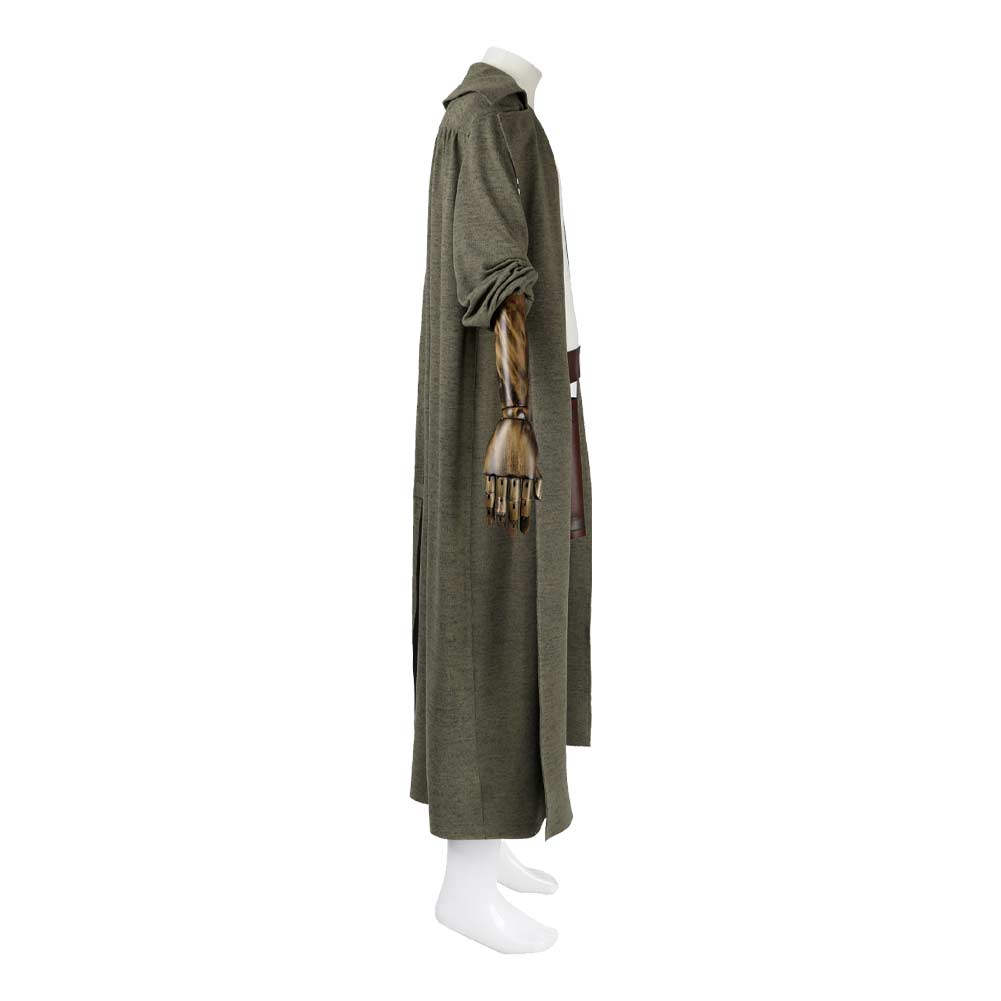 Star Wars Outlaws ND-5 Robot Outfits Cosplay Green Coat+Belt Halloween Carnival - Picture 46 of 78