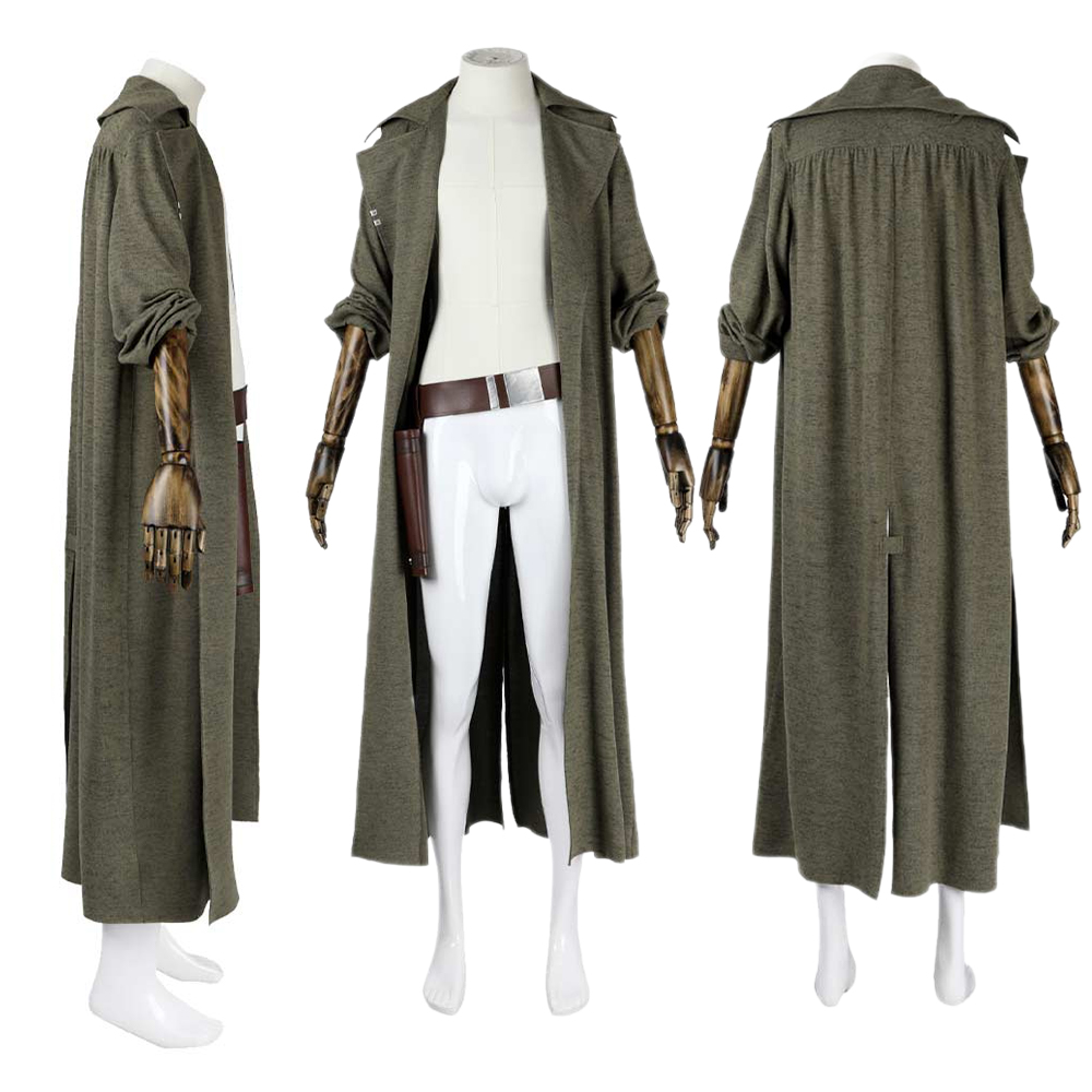 Star Wars Outlaws ND-5 Robot Outfits Cosplay Green Coat+Belt Halloween Carnival - Picture 22 of 78