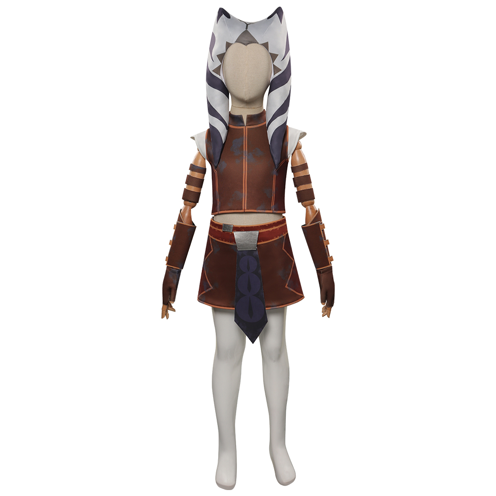 Star Wars Ahsoka Tano Mandalorian Cosplay Jedi Costume Outfit Halloween Carnival - Bild 38 von 106