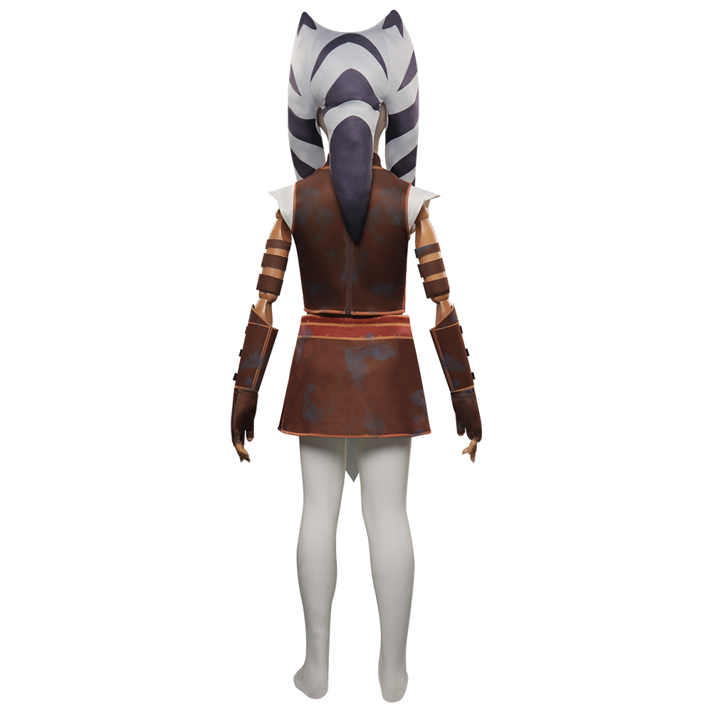 Star Wars Ahsoka Tano Mandalorian Cosplay Jedi Costume Outfit Halloween Carnival - Bild 39 von 106