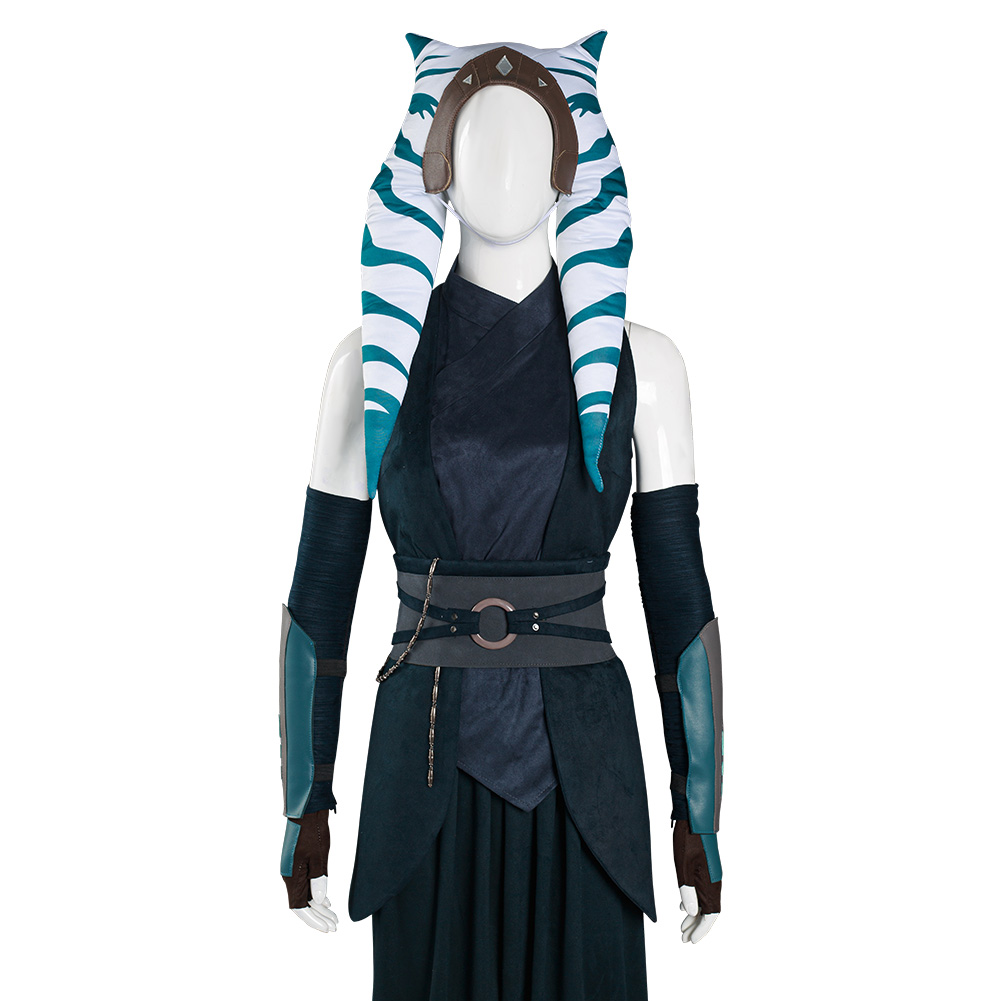 Star Wars Ahsoka Tano Mandalorian Cosplay Jedi Costume Outfit Halloween Carnival - Bild 54 von 106