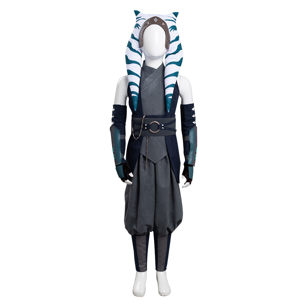 Star Wars Ahsoka Tano Mandalorian Cosplay Jedi Costume Outfit Halloween Carnival - Bild 62 von 106