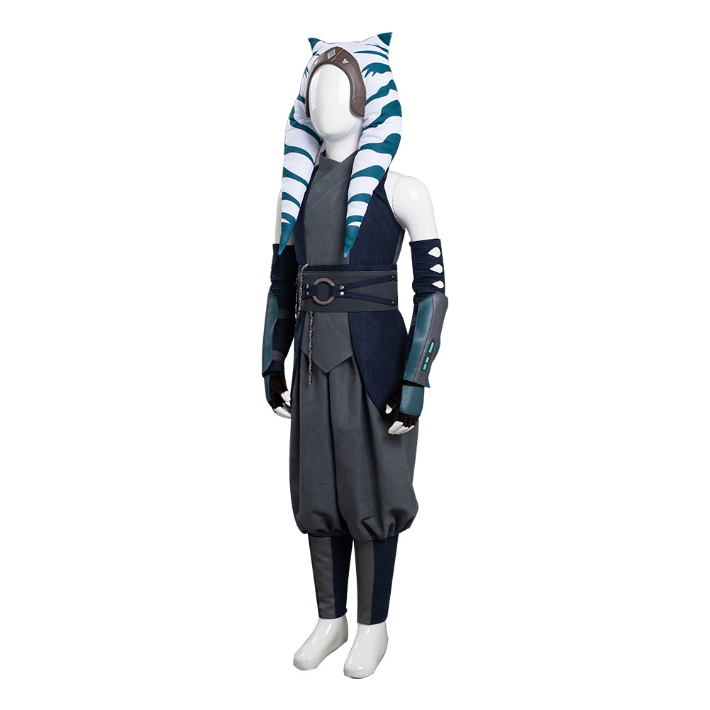 Star Wars Ahsoka Tano Mandalorian Cosplay Jedi Costume Outfit Halloween Carnival - Bild 63 von 106