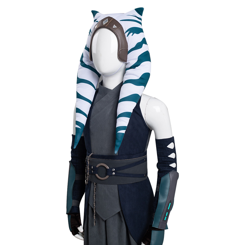 Star Wars Ahsoka Tano Mandalorian Cosplay Jedi Costume Outfit Halloween Carnival - Bild 67 von 106