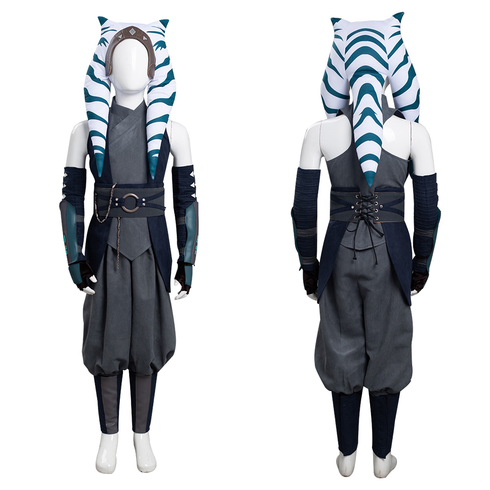 Star Wars Ahsoka Tano Mandalorian Cosplay Jedi Costume Outfit Halloween Carnival - Bild 70 von 106