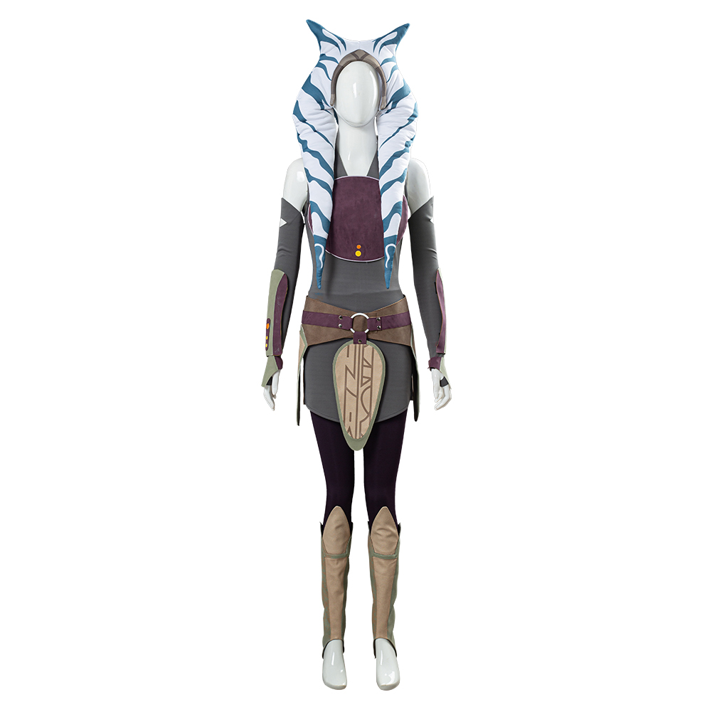 Star Wars Ahsoka Tano Mandalorian Cosplay Jedi Costume Outfit Halloween Carnival - Bild 86 von 106