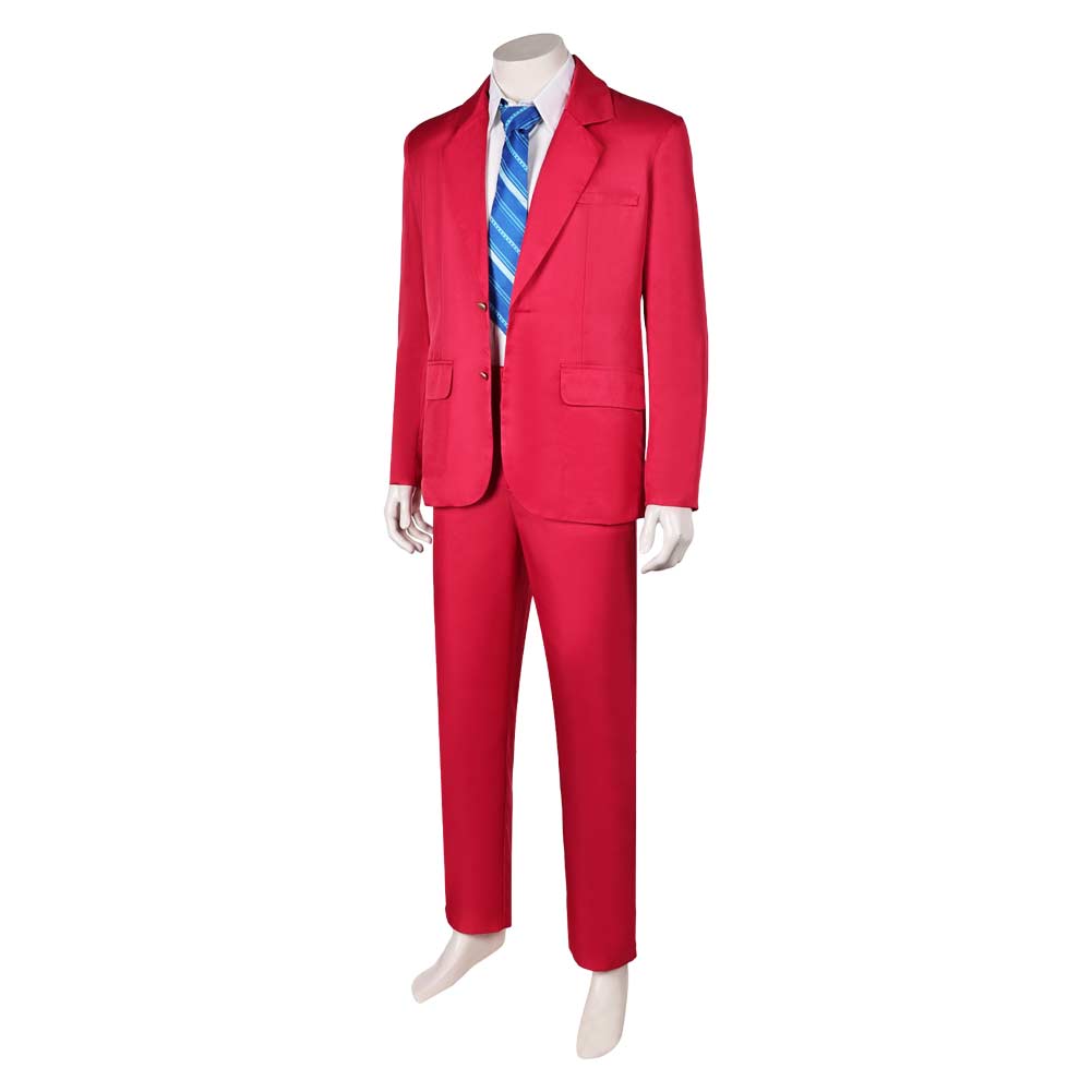 Movie Clown: Folie à Deux Arthur Fleck Red Cosplay Uniform Halloween Suits Coat - Picture 15 of 48