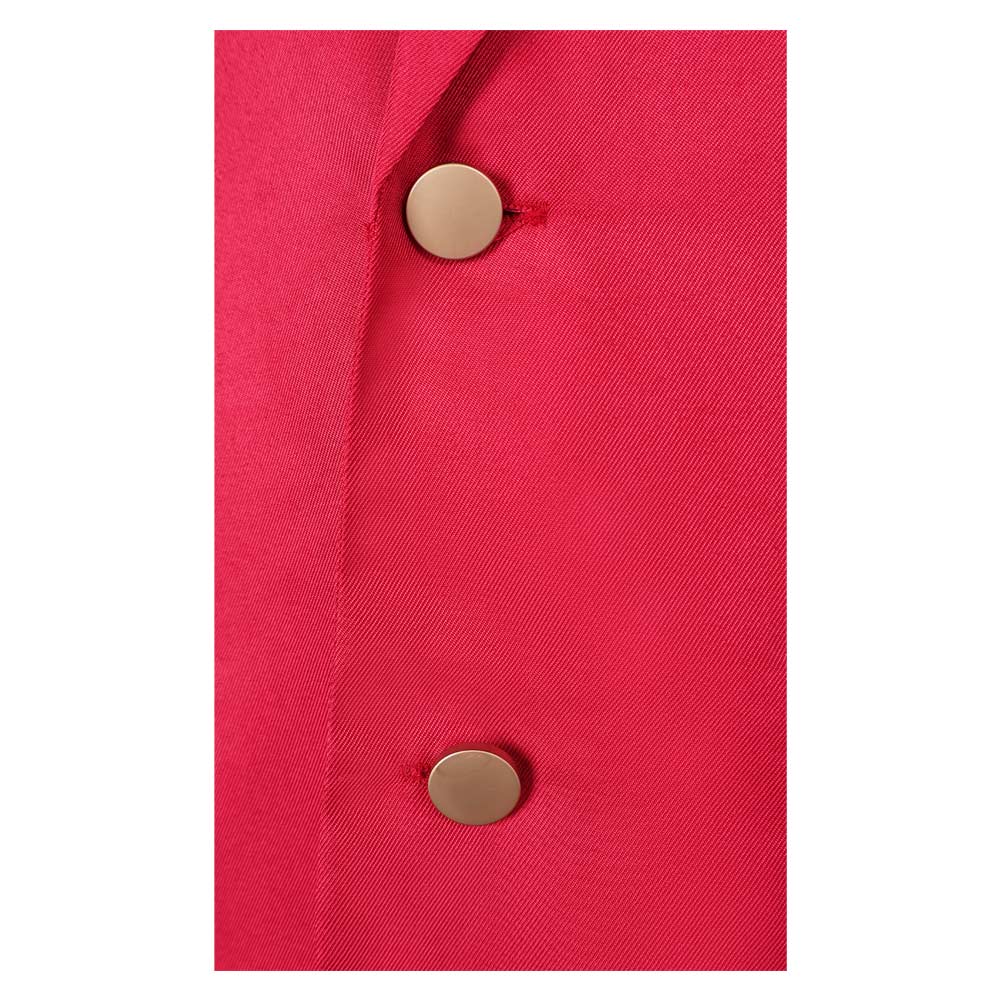 Movie Clown: Folie à Deux Arthur Fleck Red Cosplay Uniform Halloween Suits Coat - Picture 20 of 48