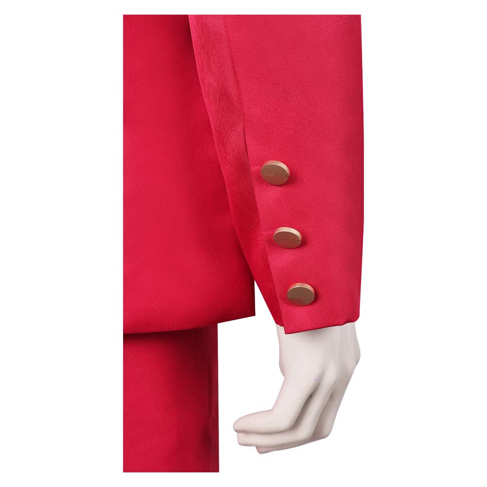 Movie Clown: Folie à Deux Arthur Fleck Red Cosplay Uniform Halloween Suits Coat - Picture 34 of 48