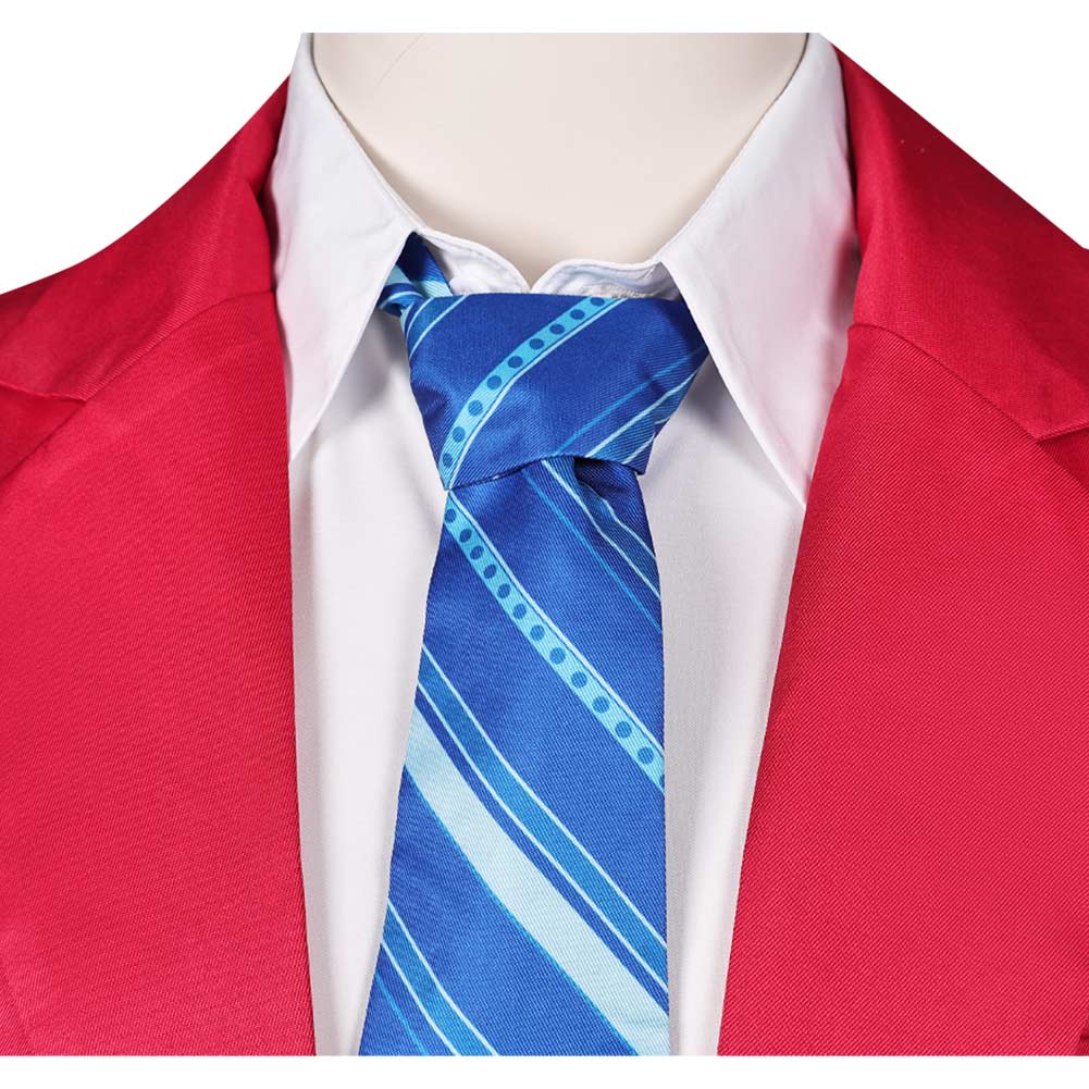 Movie Clown: Folie à Deux Arthur Fleck Red Cosplay Uniform Halloween Suits Coat - Picture 43 of 48