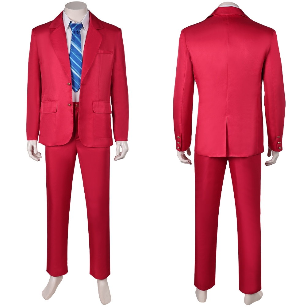 Movie Clown: Folie à Deux Arthur Fleck Red Cosplay Uniform Halloween Suits Coat - Picture 37 of 48