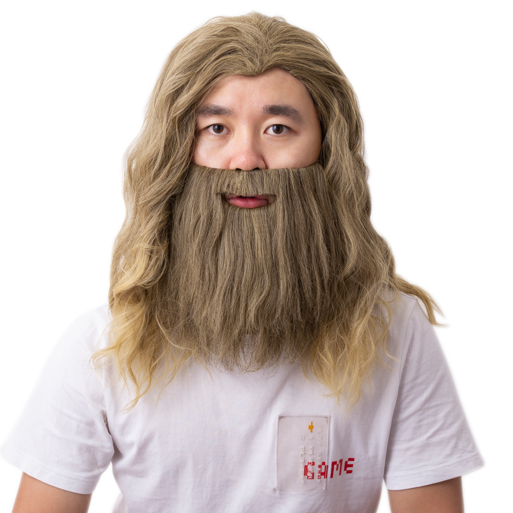 The Avengers 4 Endgame Final Assembly Fat Thor Odinson Cosplay Costume+Wig - Picture 14 of 27