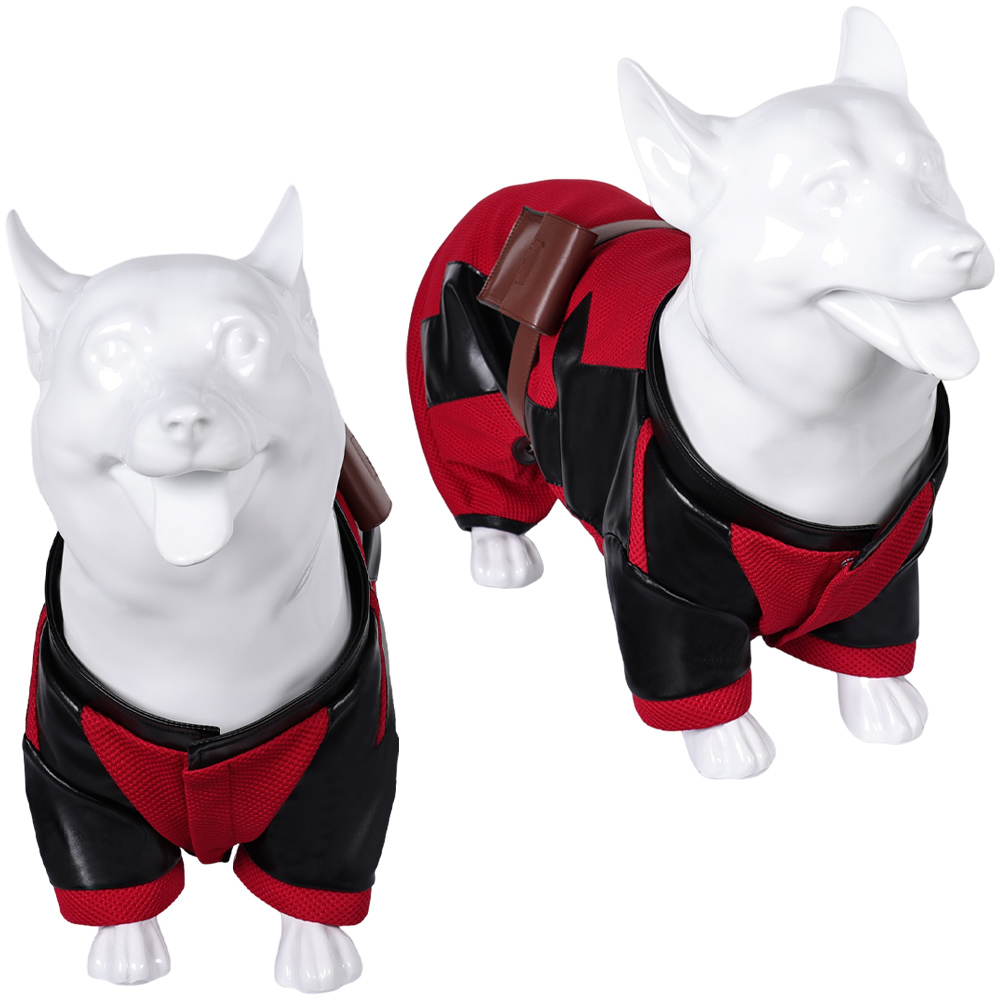 Deadpool 3 Dogpool Peggy Wolverine Mascotas Perros Arnés Cachorro Disfraz + Gafas + Insignia - Imagen 50 de 79