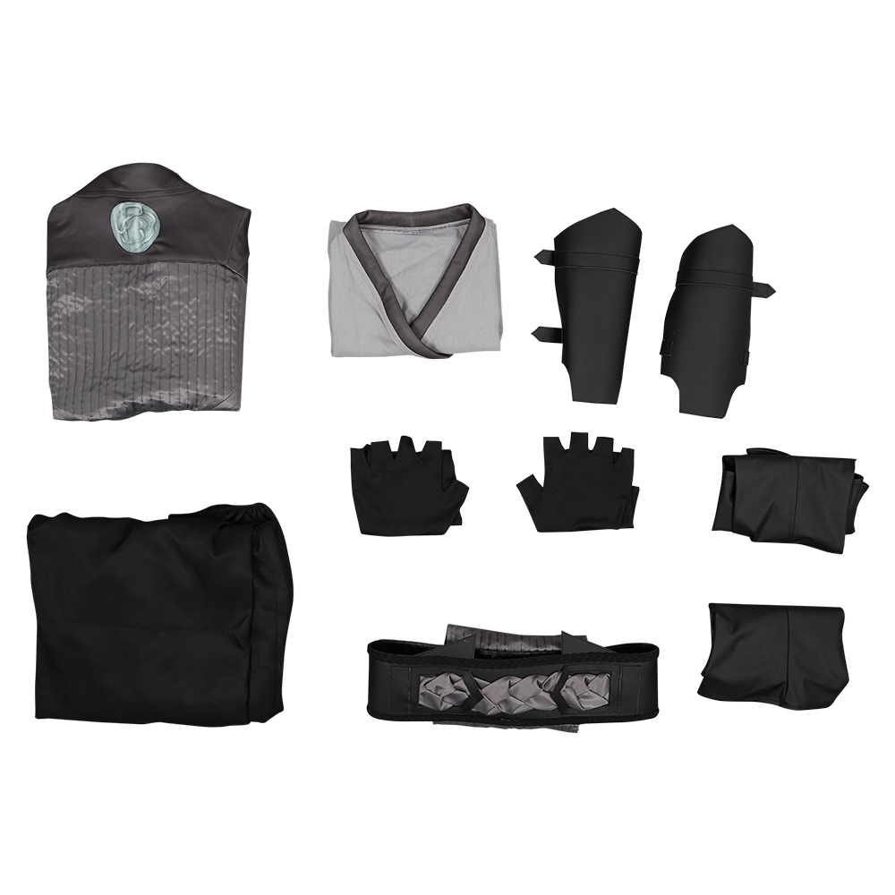 Mortal Kombat 1 Smoke Cosplay Costume Outfit Halloween Carnival Fancy Dress Suit - Picture 34 of 60