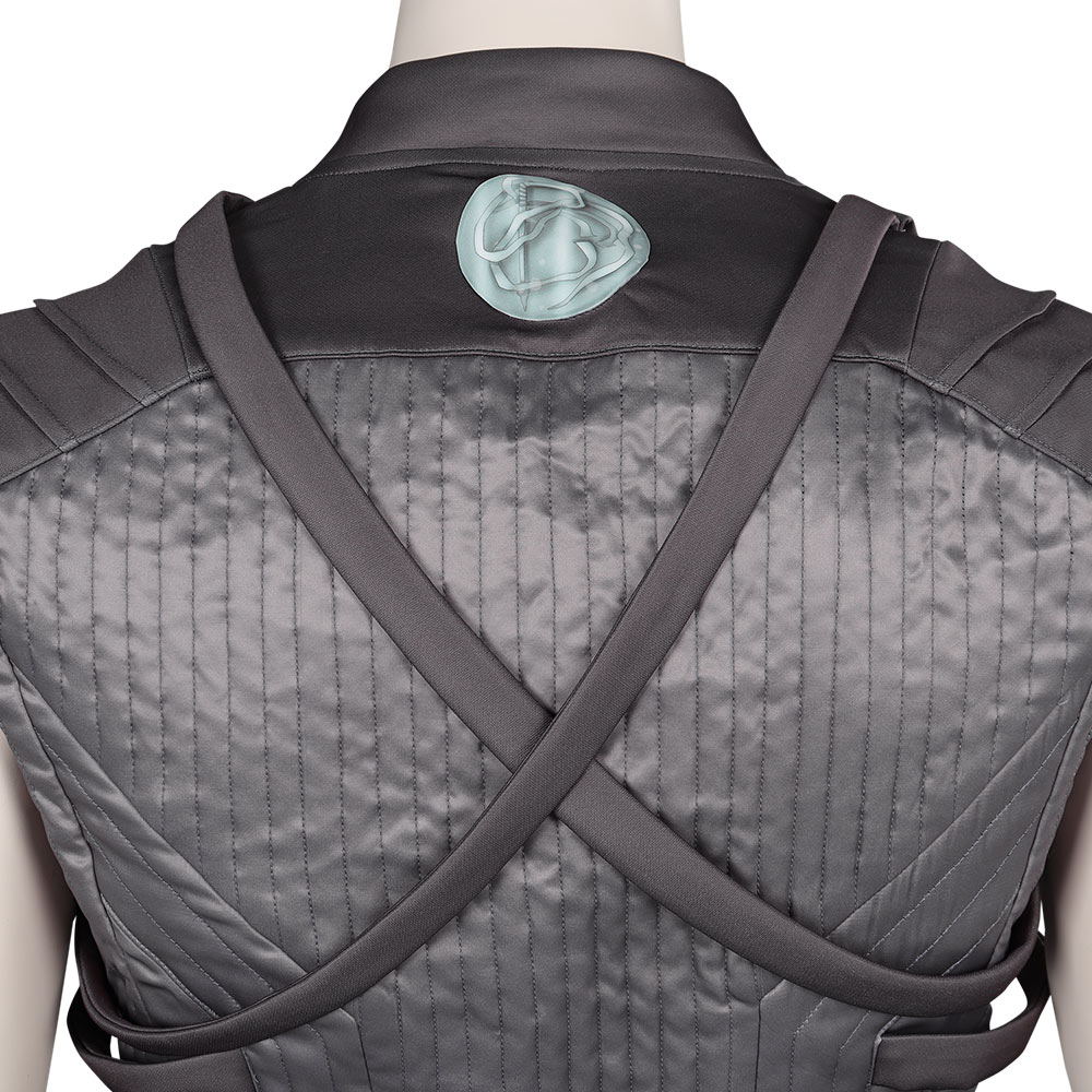 Mortal Kombat 1 Smoke Cosplay Costume Outfit Halloween Carnival Fancy Dress Suit - Picture 33 of 60