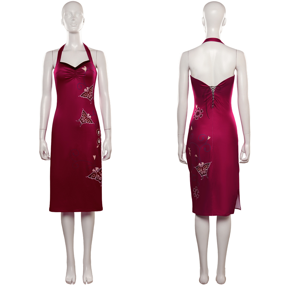 Resident Evil 4 Ada Wong Disfraz de Cosplay Cheongsam Vestido Halloween Disfraz Traje - Imagen 58 de 72